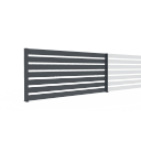Aluminium Fence assembly with a slat 20x100, 0,9x2m